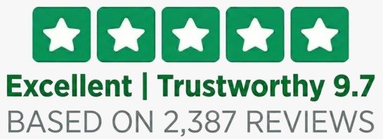 Excellent — Trustworthy 9.7 based on 2,387 reviews